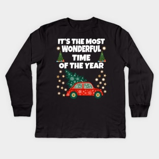 Most Wonderful Time Of The Year Kids Long Sleeve T-Shirt